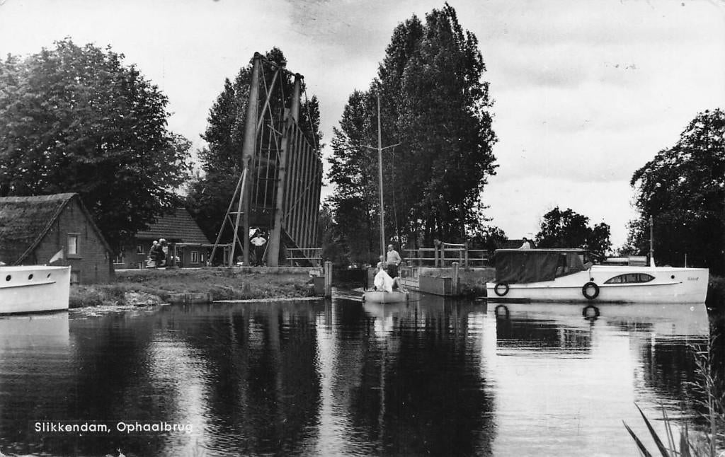 JO460 Slikkendam Ophaalbrug Nieuwkoop Noorden 1966, Verzenden, 1960 tot 1980, Gelopen, Noord-Brabant