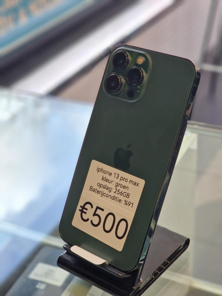 Iphone 13 pro max.  256 GB.  2 jaar garantie, Telecommunicatie, Mobiele telefoons | Apple iPhone, Ophalen of Verzenden, Zo goed als nieuw