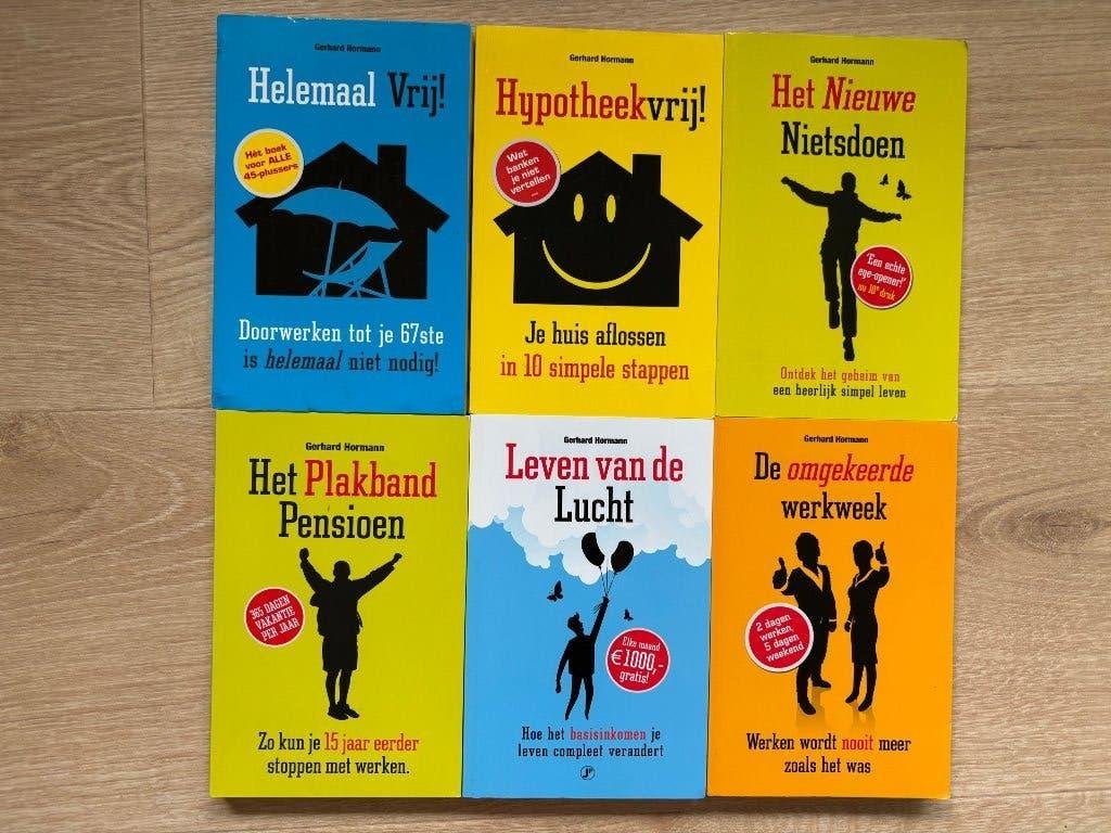 Het plakband pensioen/Helemaal vrij/Lucht/De omgekeerde werk, Ophalen of Verzenden, Zo goed als nieuw, Diverse auteurs