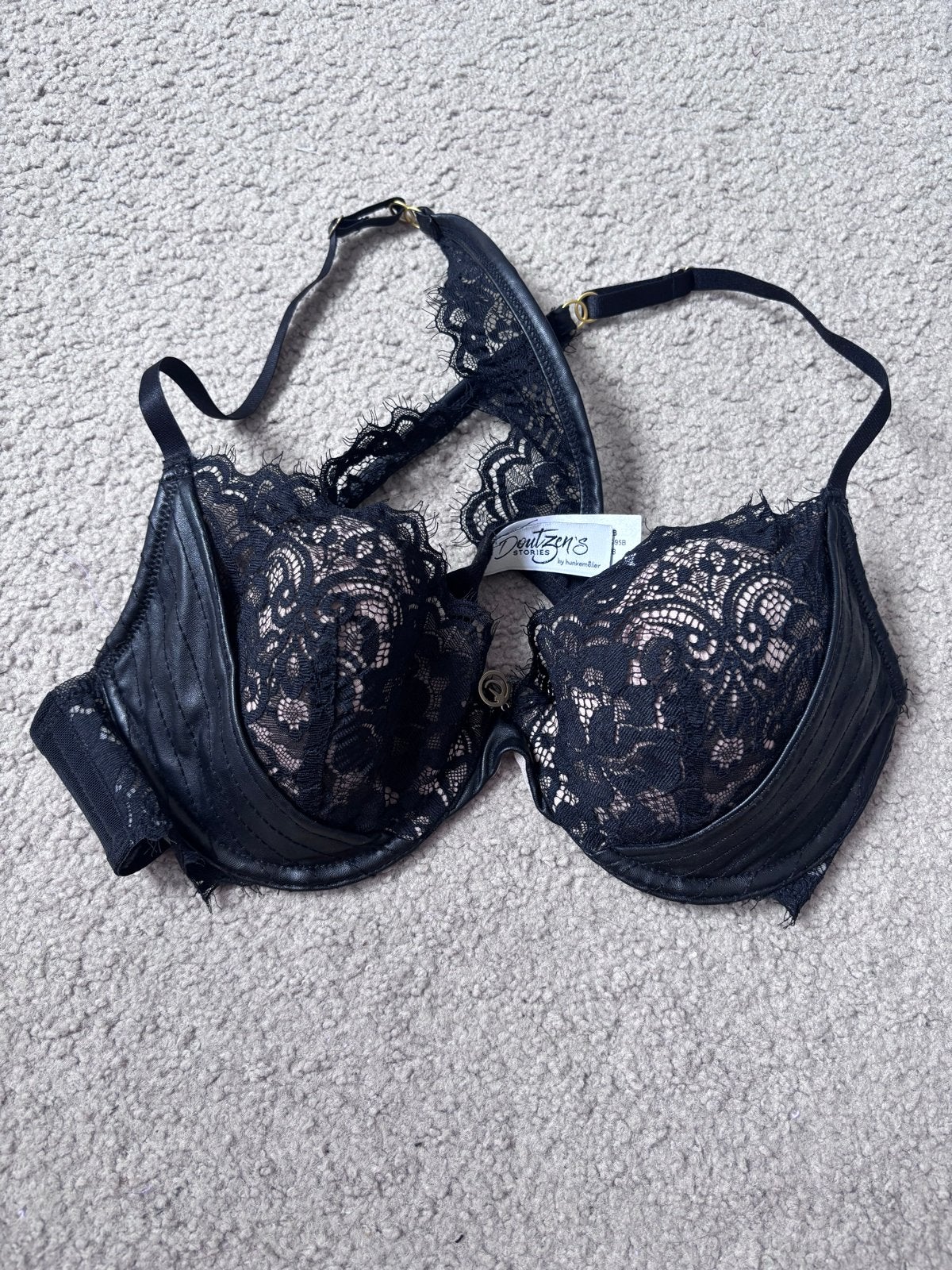Doutzen's Stories by Hunkemöller Zwarte Kanten BH, Ophalen of Verzenden, Zwart, BH