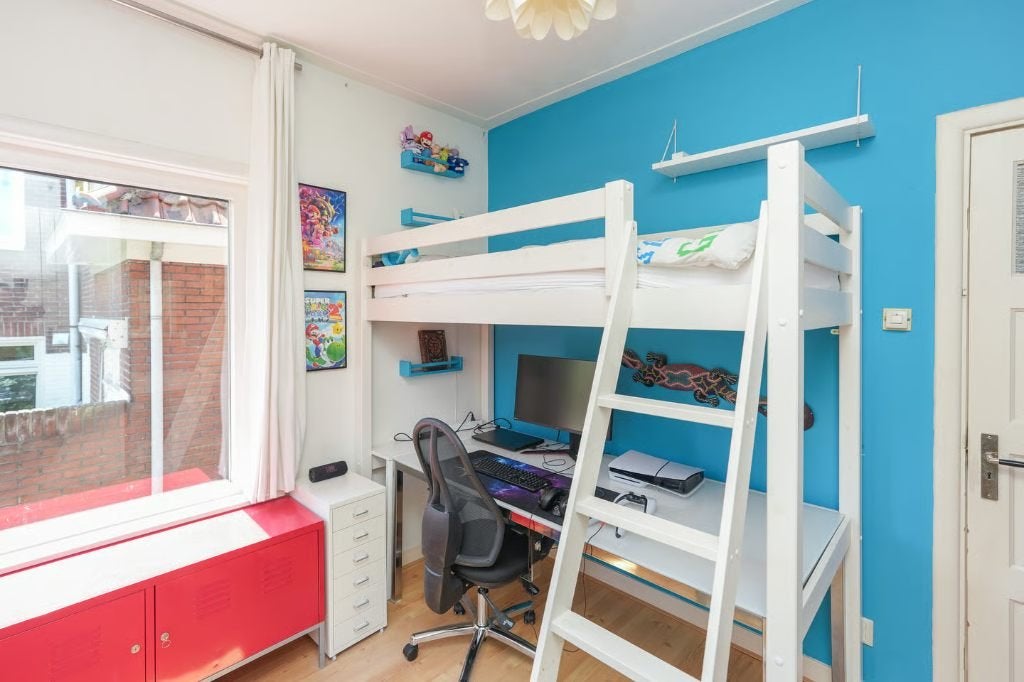 Hoogslaper wit 90 x 200 cm, Ophalen, Eenpersoons, Zo goed als nieuw, 200 cm