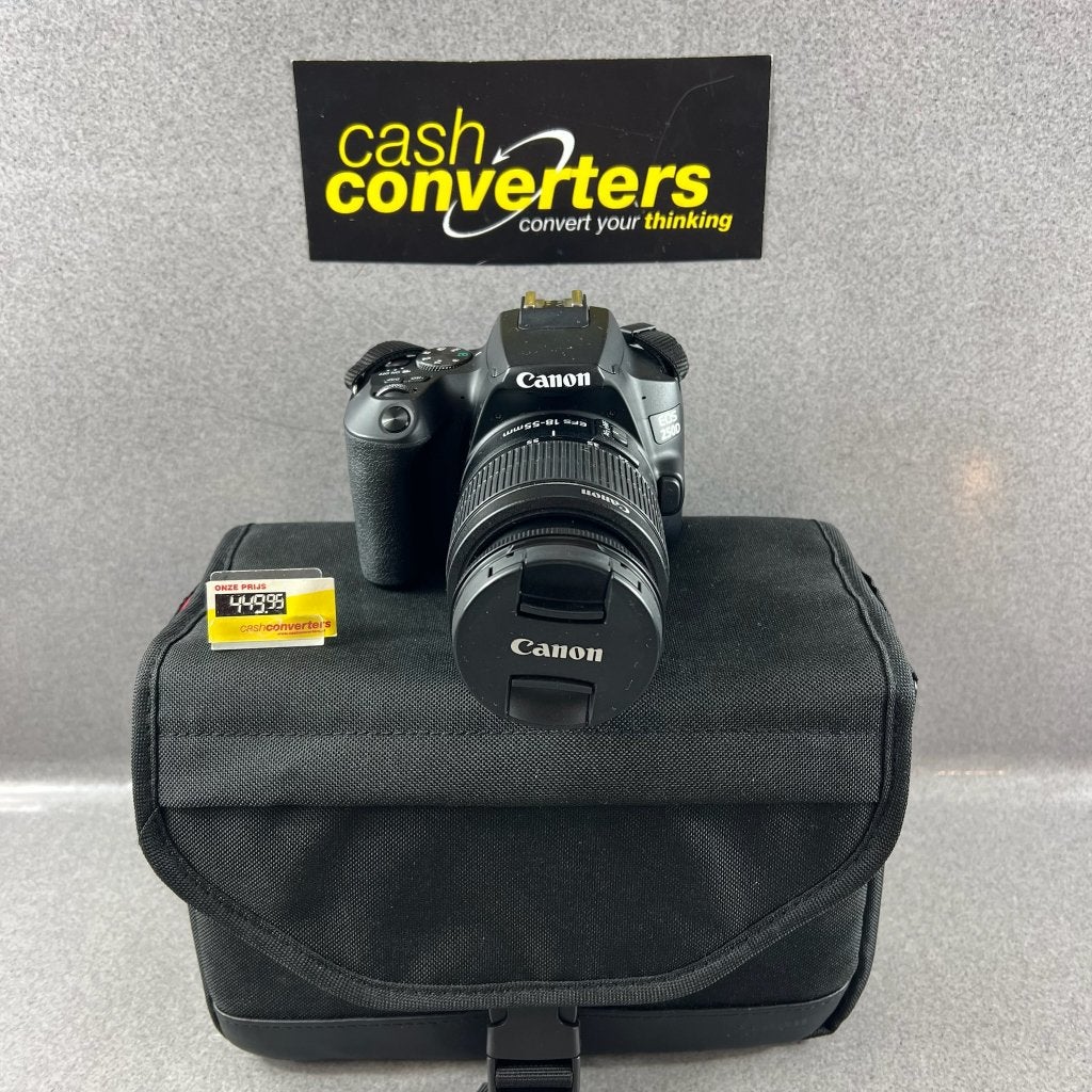 Canon EOS250D + 18-55mm lens | tas met lader | 412218, Audio, Tv en Foto, Gebruikt, Spiegelreflex, Canon, Ophalen of Verzenden