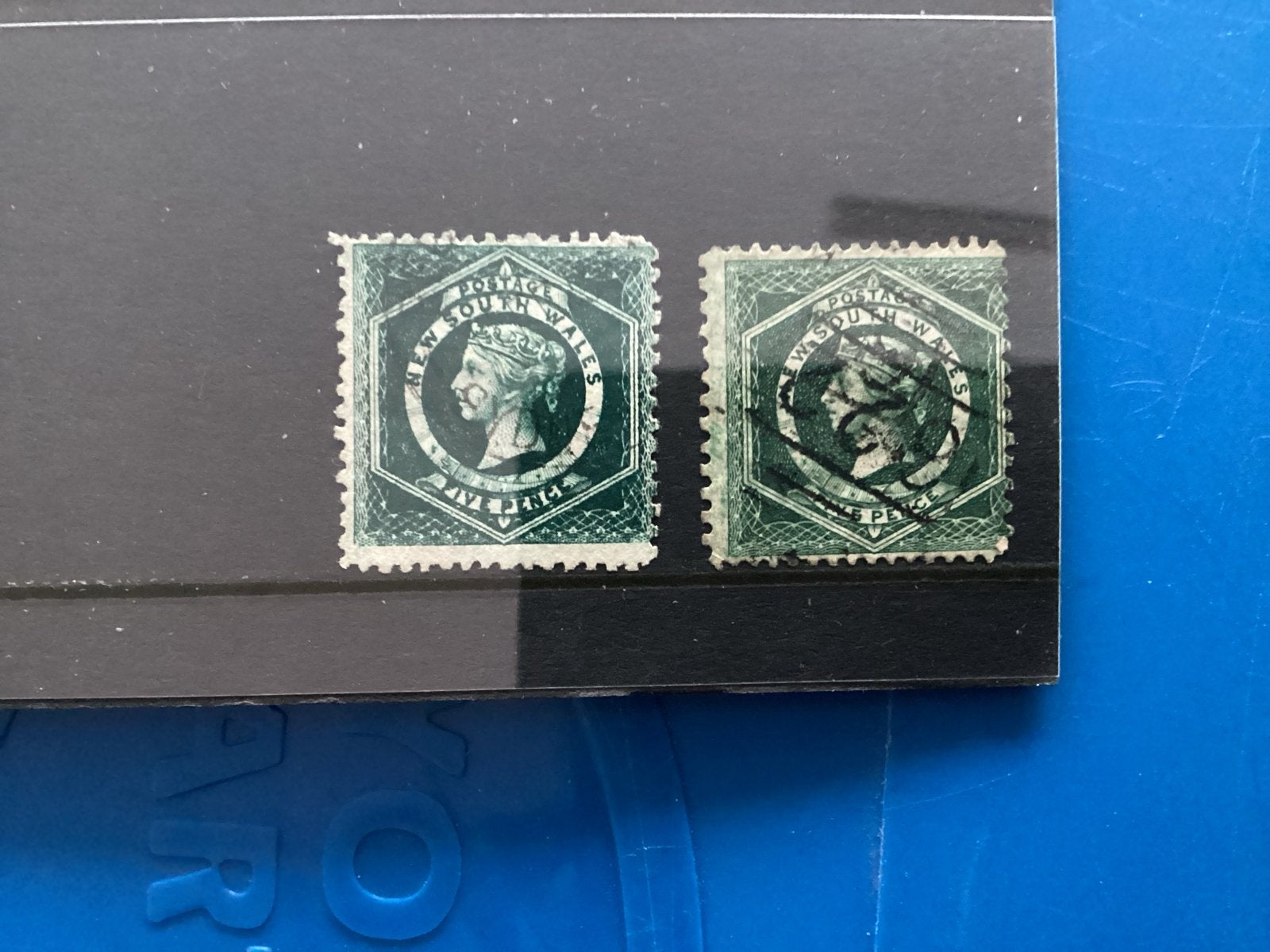 Zeldzame postzegels New South Wales 1850-1851, Postzegels en Munten, Postzegels | Nederland, Ophalen, T/m 1940, Gestempeld