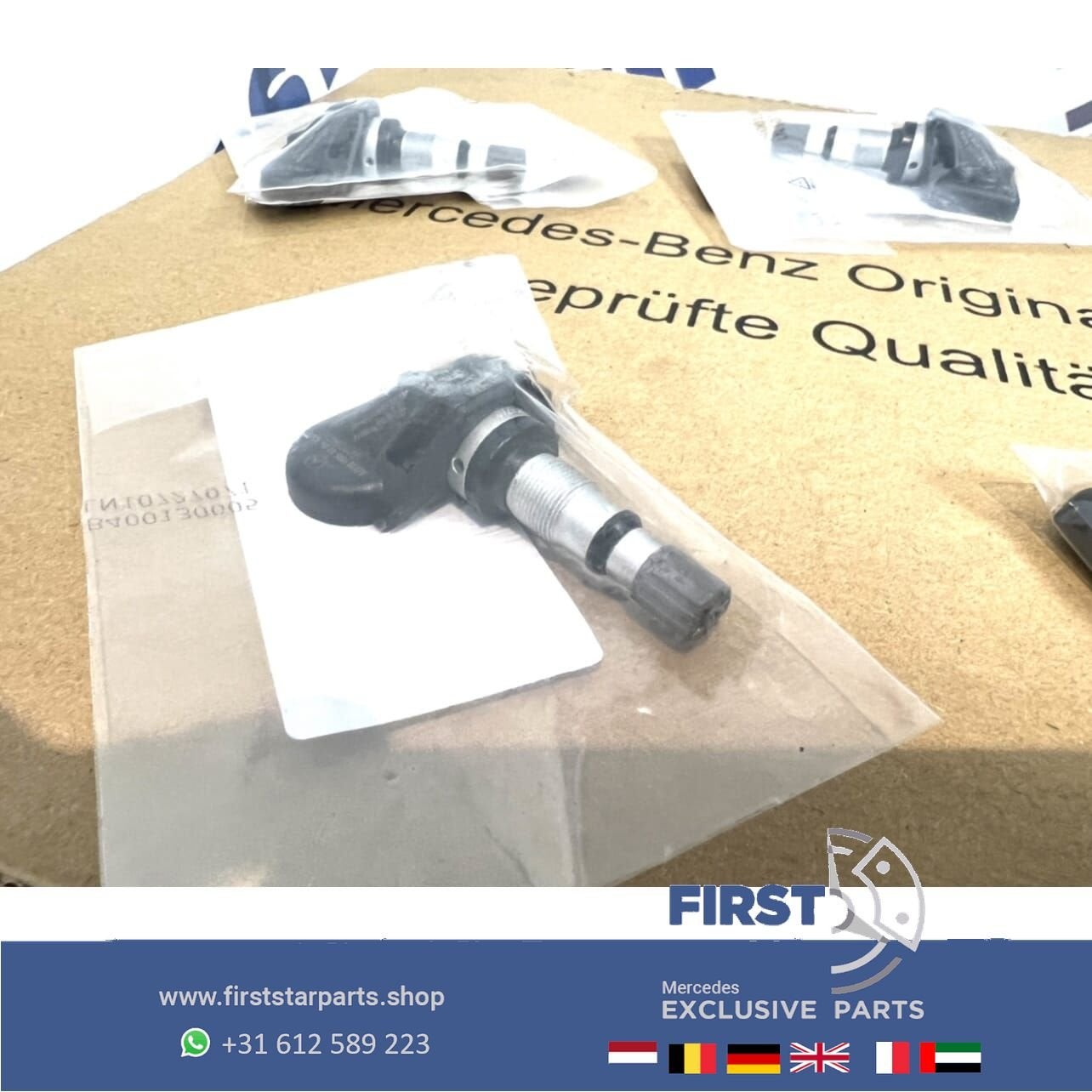 A0009054104 VENTIEL TPMS RDKS BANDENSPANNINGSSENSOR Mercedes, Gebruikt, -, Ophalen of Verzenden, -