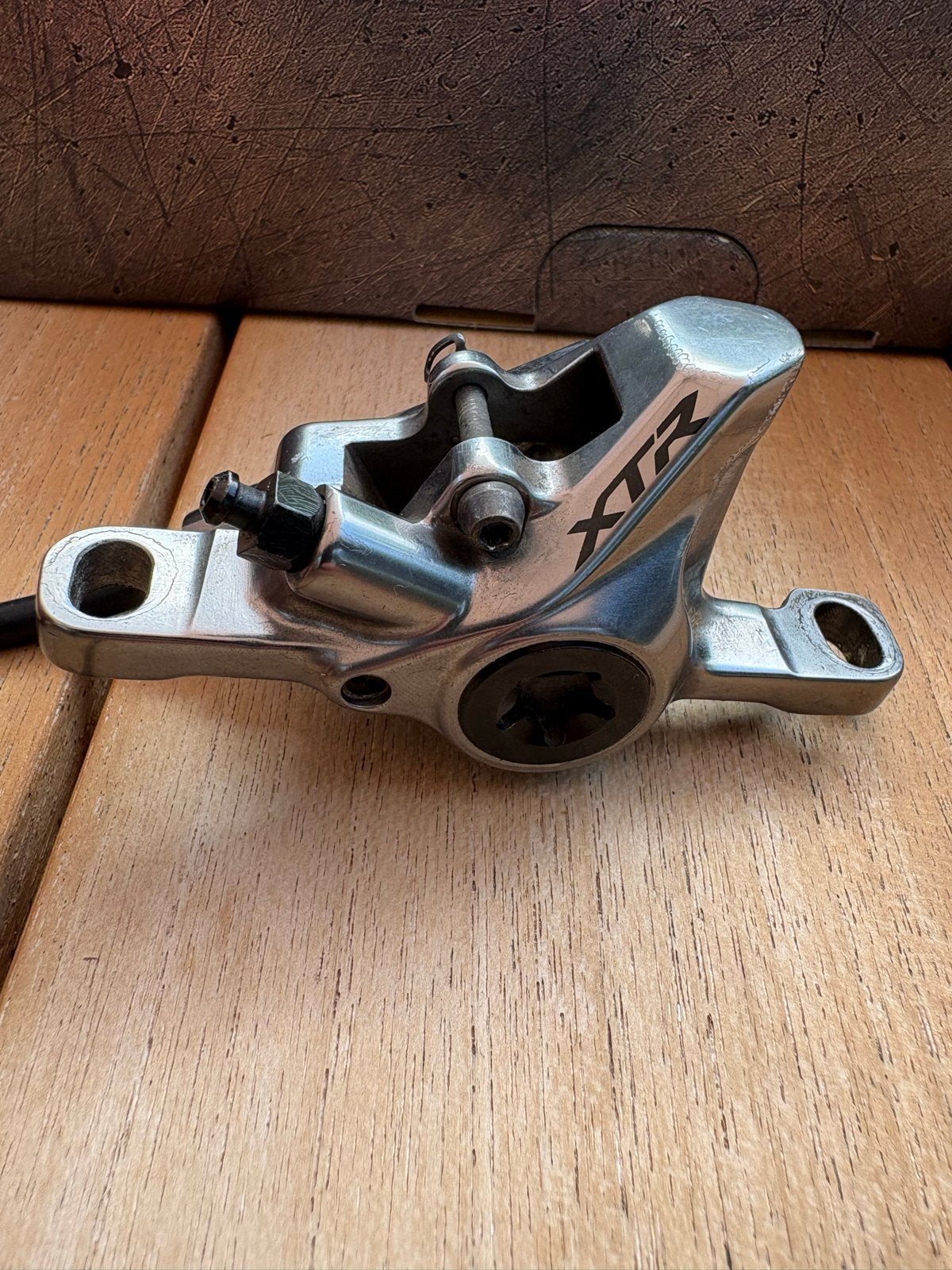 Shimano XTR BR-M9100 Remklauw en BL-M9100 Remhendel, Remmen, Gebruikt, Ophalen of Verzenden, Aluminium