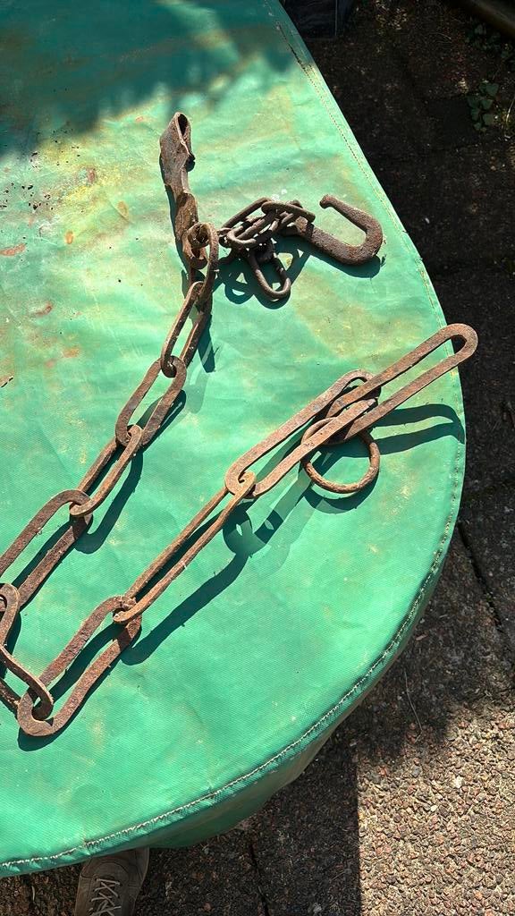 Kachel beugel Open haard ketting, Ophalen of Verzenden