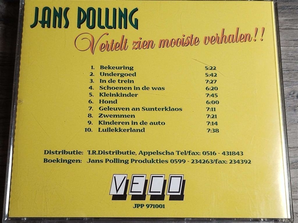 Jans Polling ‎– Vertelt Zien Mooiste Verhalen, Ophalen of Verzenden, Zo goed als nieuw