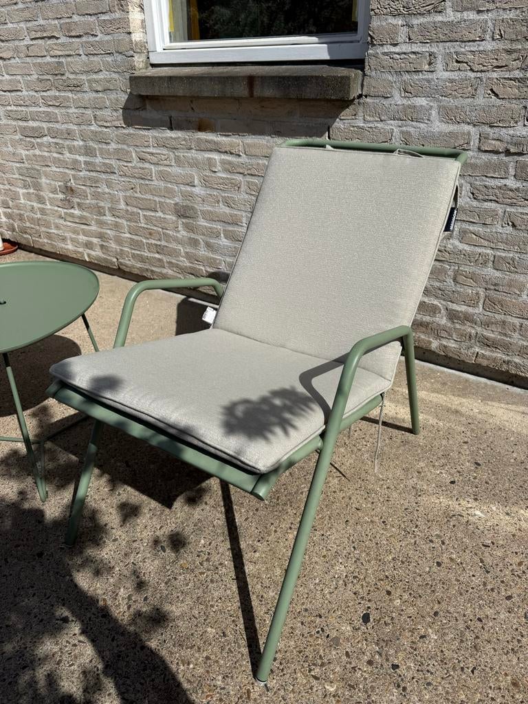 Set van 4 Madison stoelkussens Napels Taupe, Tuin en Terras, Ophalen, Nieuw