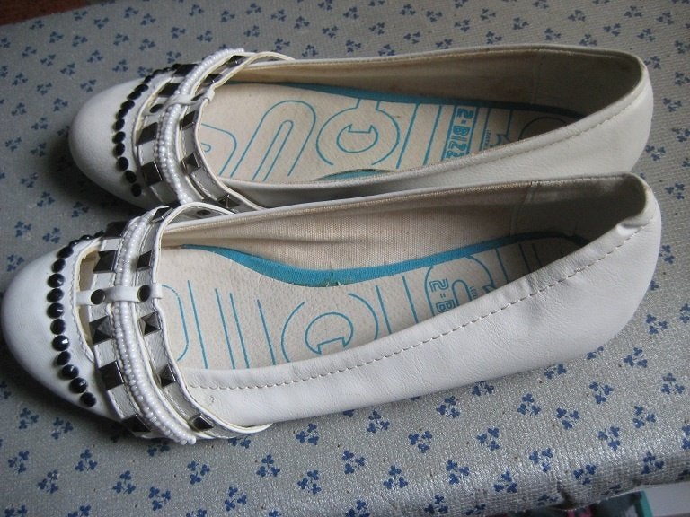 ballerina´s, wit maat 37, Ophalen, 2-Bizzy, Wit, Ballerina's
