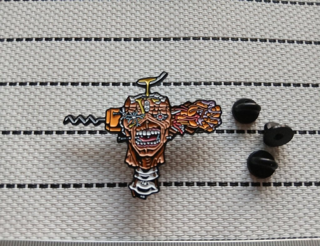 Iron Maiden prachtige can i play with madness pin speld 10, Verzenden, Nieuw, Overige typen