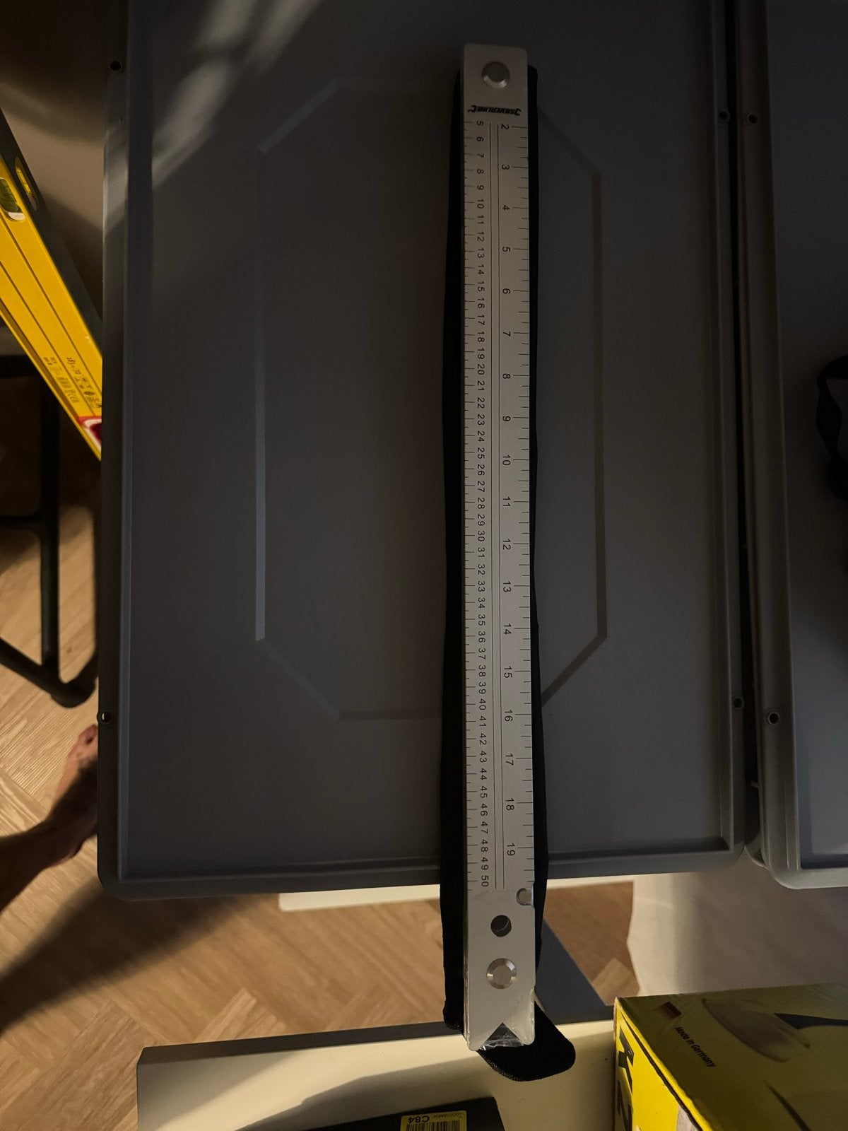 Silverline Inklapbare Hoekdriehoek 600 mm - Ongebruikt, Ophalen of Verzenden, Nieuw, Overige meters