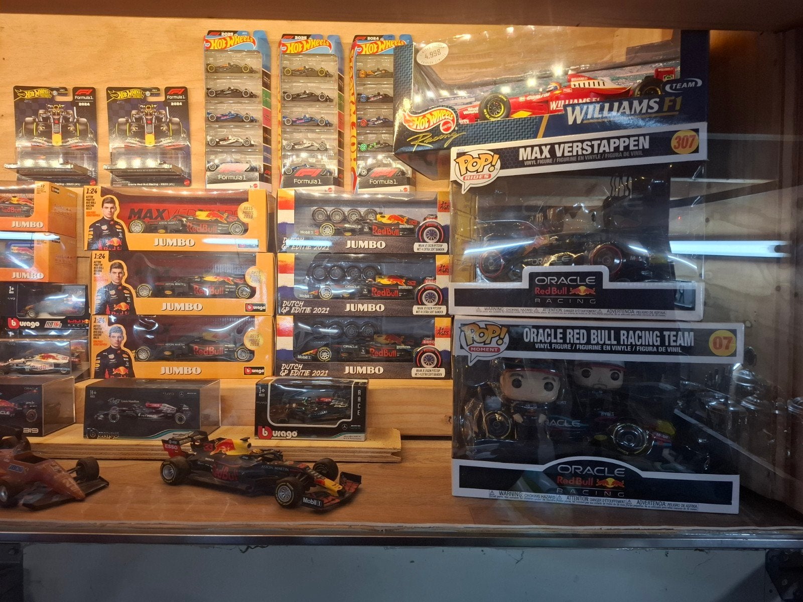 Max Verstappen & F1 Schaalmodellen Collectie (95% Nieuw), Ophalen of Verzenden, Nieuw, Auto, Overige merken