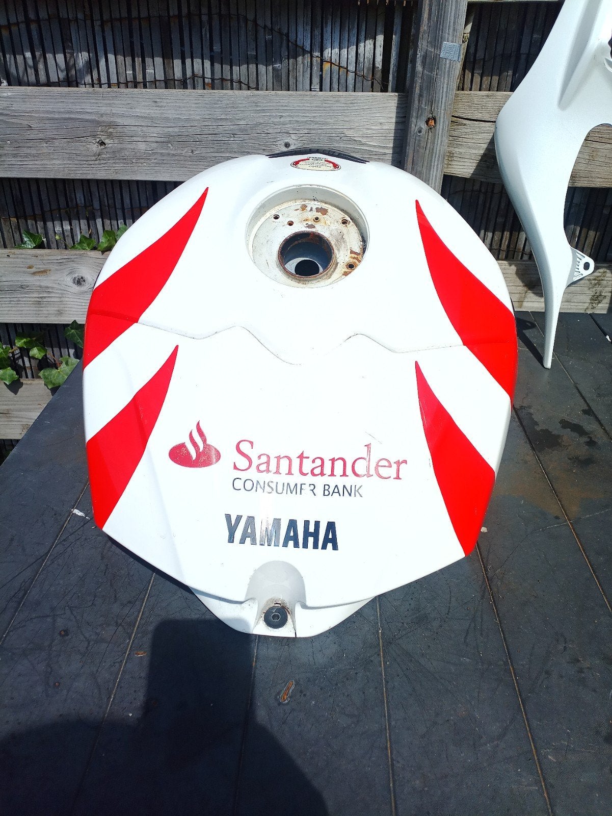 Yamaha R1 07/08 Benzinetank - Wit/Rood, Ophalen of Verzenden, Gebruikt