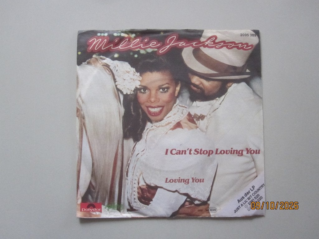 MILLIE JACKSON - i can't stop loving you - vinyl 7", Gebruikt, 7 inch, Ophalen of Verzenden, Overige typen