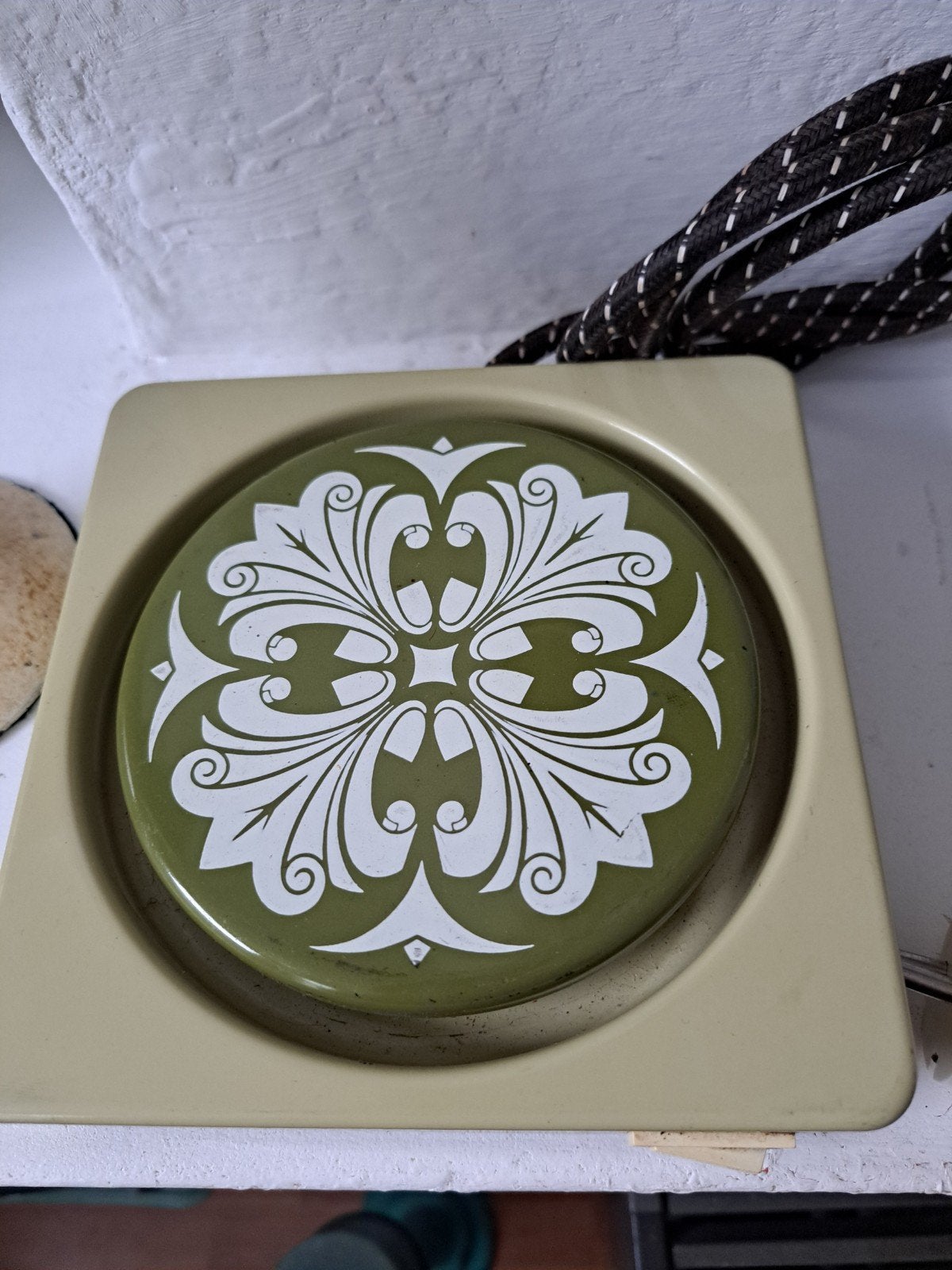 Vintage Daalderop warmhoudplaatje- Made in Holland, Ophalen of Verzenden