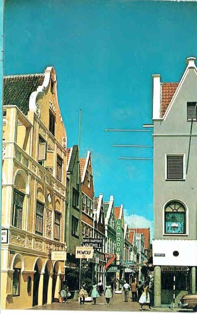 Curacao Heerenstraat, Verzenden, 1940 tot 1960, Ongelopen, Stad of Dorp