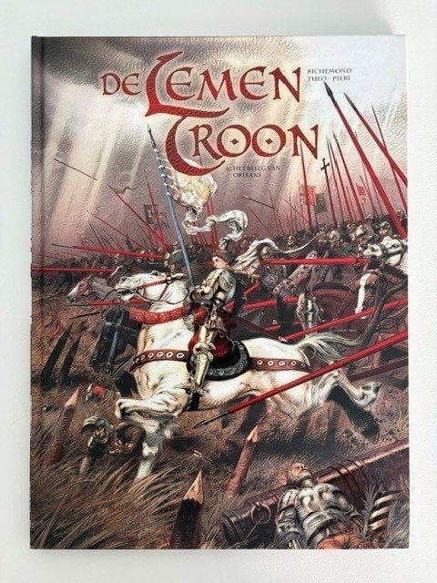 De lemen troon, HC, historie, Theo/ Richemond, Boeken, Stripboeken, Eén stripboek, Ophalen of Verzenden, Zo goed als nieuw
