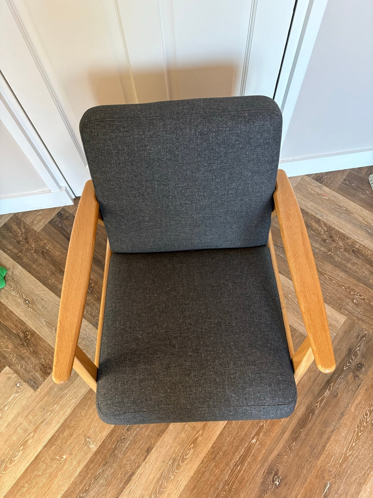 Ikea ekenaset stoel/fauteuil met houten frame, Ophalen, Zo goed als nieuw, Hout, Eén