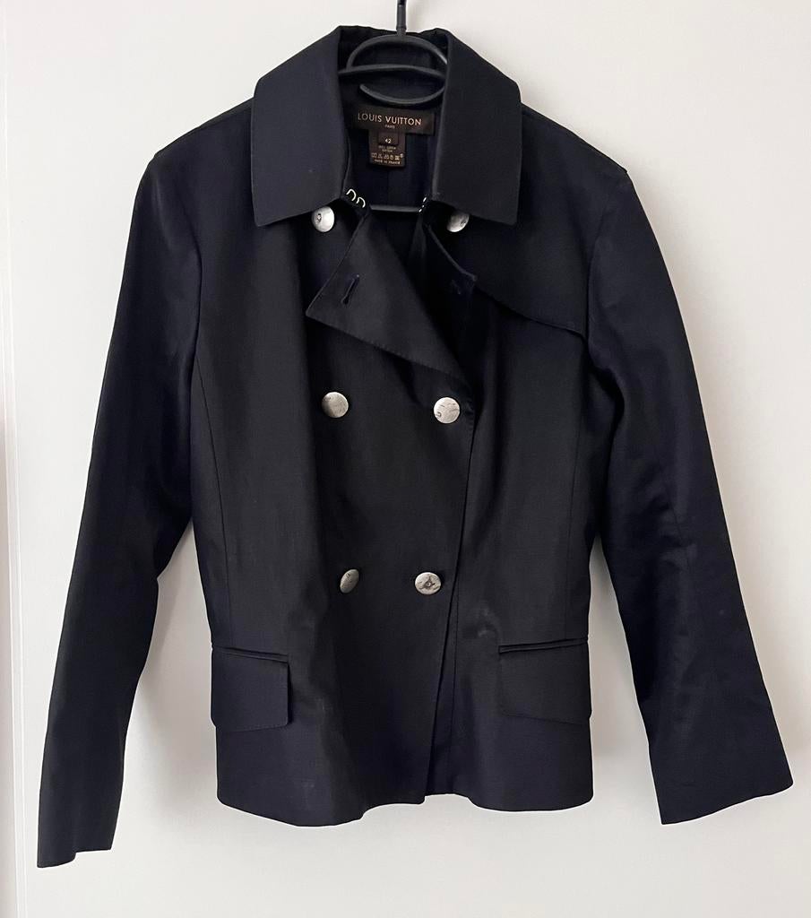 Louis Vuitton jas origineel!, Kleding | Dames, Zwart, Maat 42/44 (L), Ophalen of Verzenden, Zo goed als nieuw
