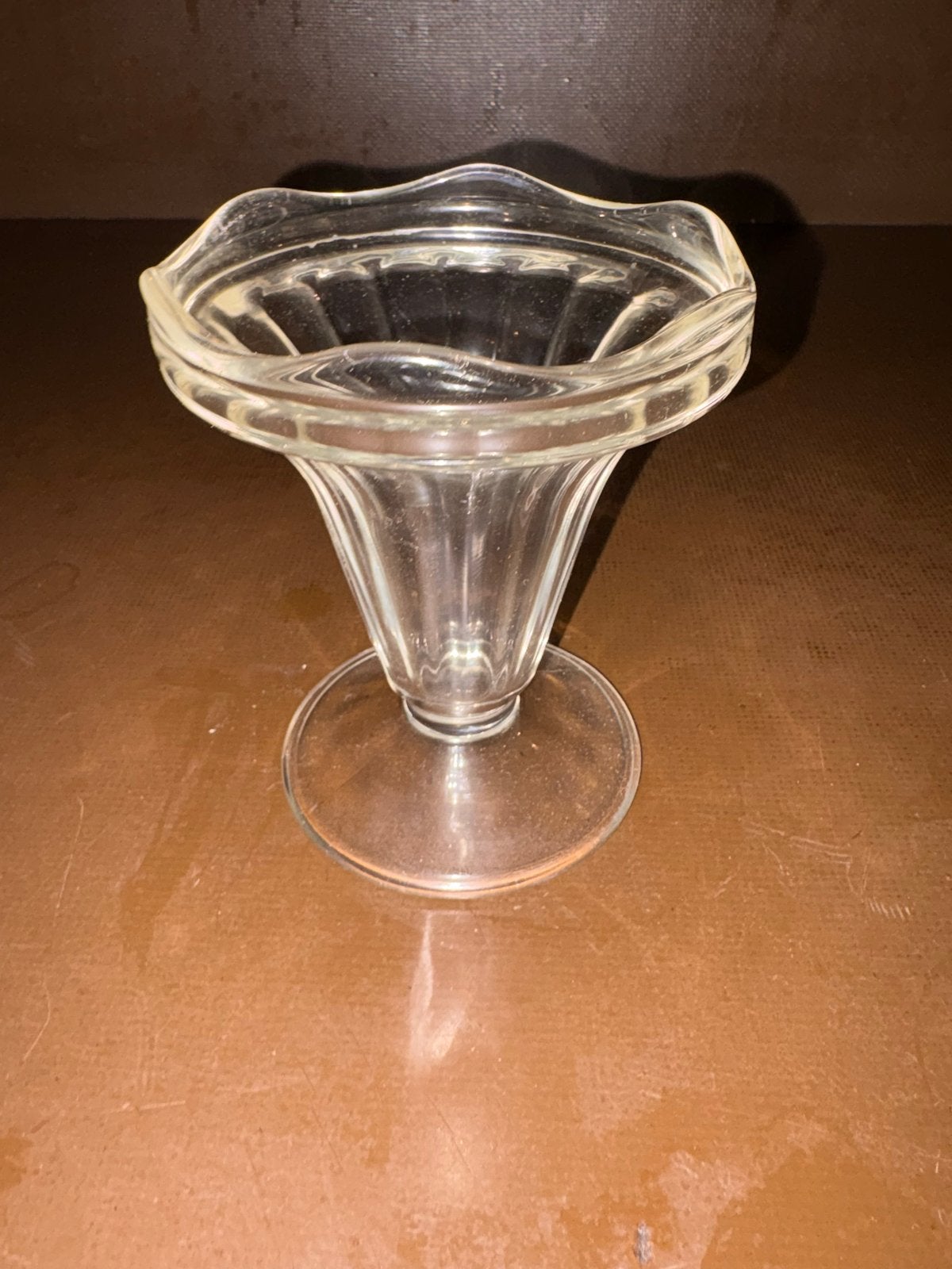 Vintage Glazen IJscoupe - Dessertglas, Huis en Inrichting, Ophalen, Glas of Glazen, Gebruikt, Glas
