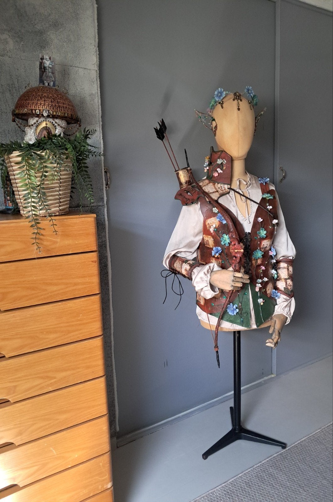 Elf warrior torso kostuum, handgemaakt. Maat 40-42, Hobby en Vrije tijd, Ophalen of Verzenden, Nieuw