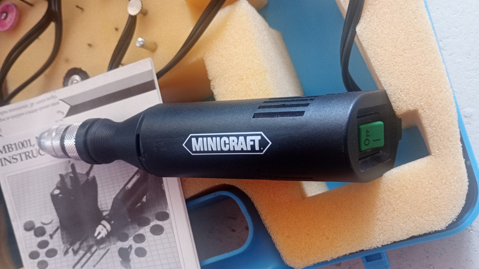 Elektrische mini boor Minicraft MB150K, Ophalen of Verzenden, Gebruikt, Minder dan 400 watt, Boormachine