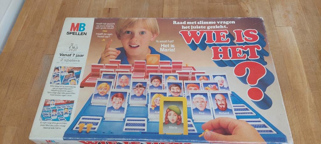 Wie is het ? Van mb ., Een of twee spelers, Ophalen of Verzenden, Gebruikt, MB Spellen