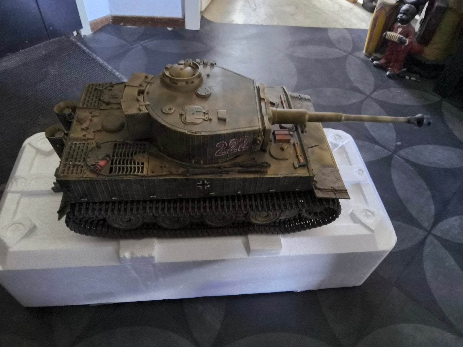 Geman tiger 1 van Michael Wittmann, Overige merken, Tank, 1:32 tot 1:50, Ophalen of Verzenden