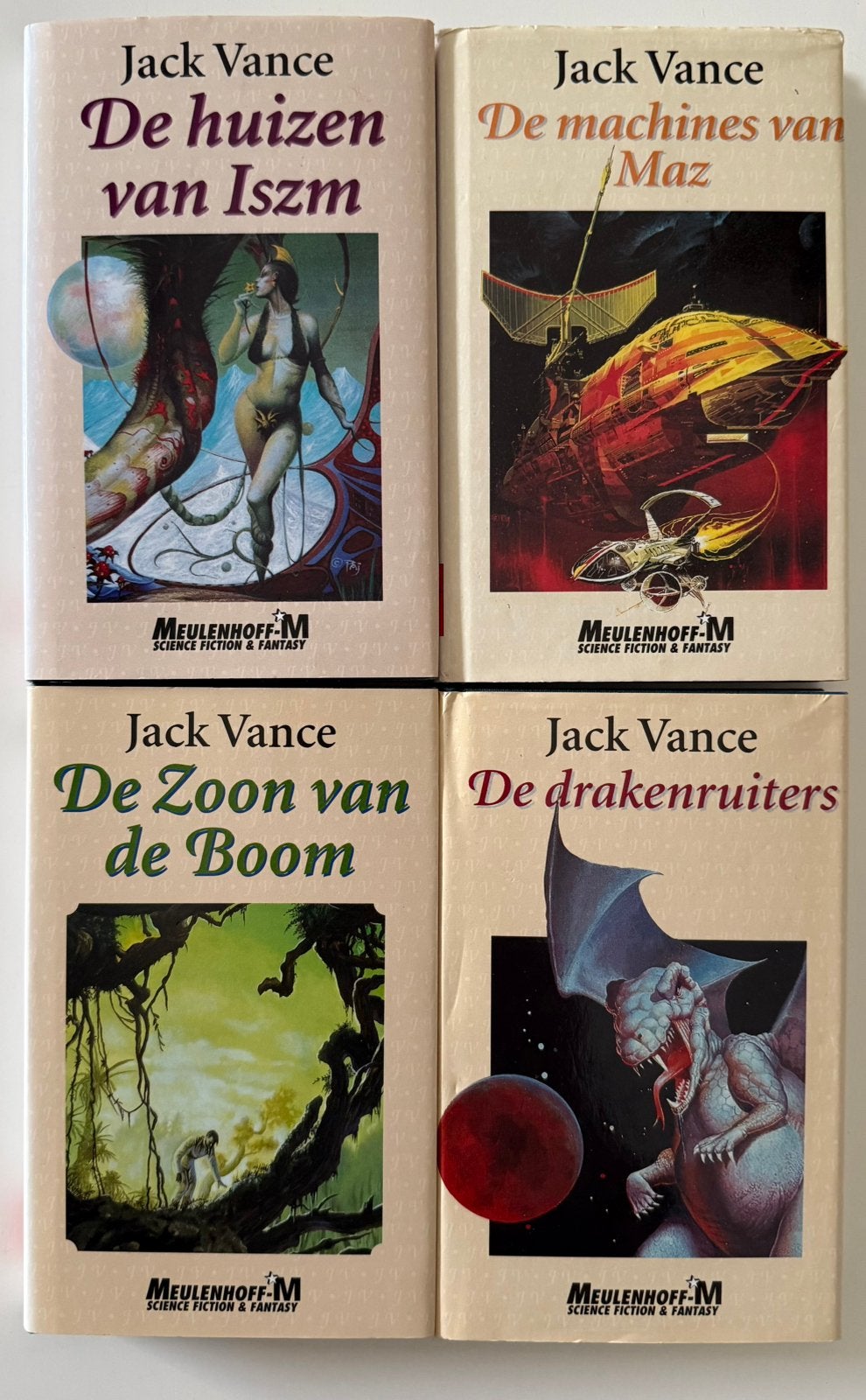 Jack Vance - 4 Jubileumedities, Boeken, Ophalen of Verzenden, Zo goed als nieuw
