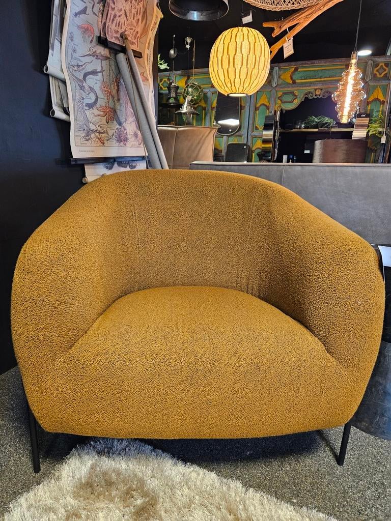 Fauteuil BULLIE h.e. design opruiming, Huis en Inrichting, Fauteuils, Ophalen of Verzenden, Nieuw, Stof
