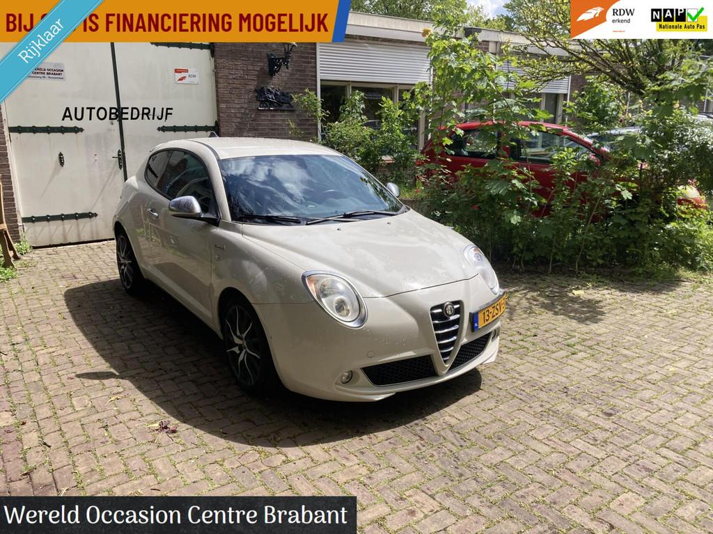 Alfa Romeo MiTo 0.9 TwinAir turismo leer airco luxe junior, Auto's, Alfa Romeo, Voorwielaandrijving, Euro 5, 86 pk, Gebruikt
