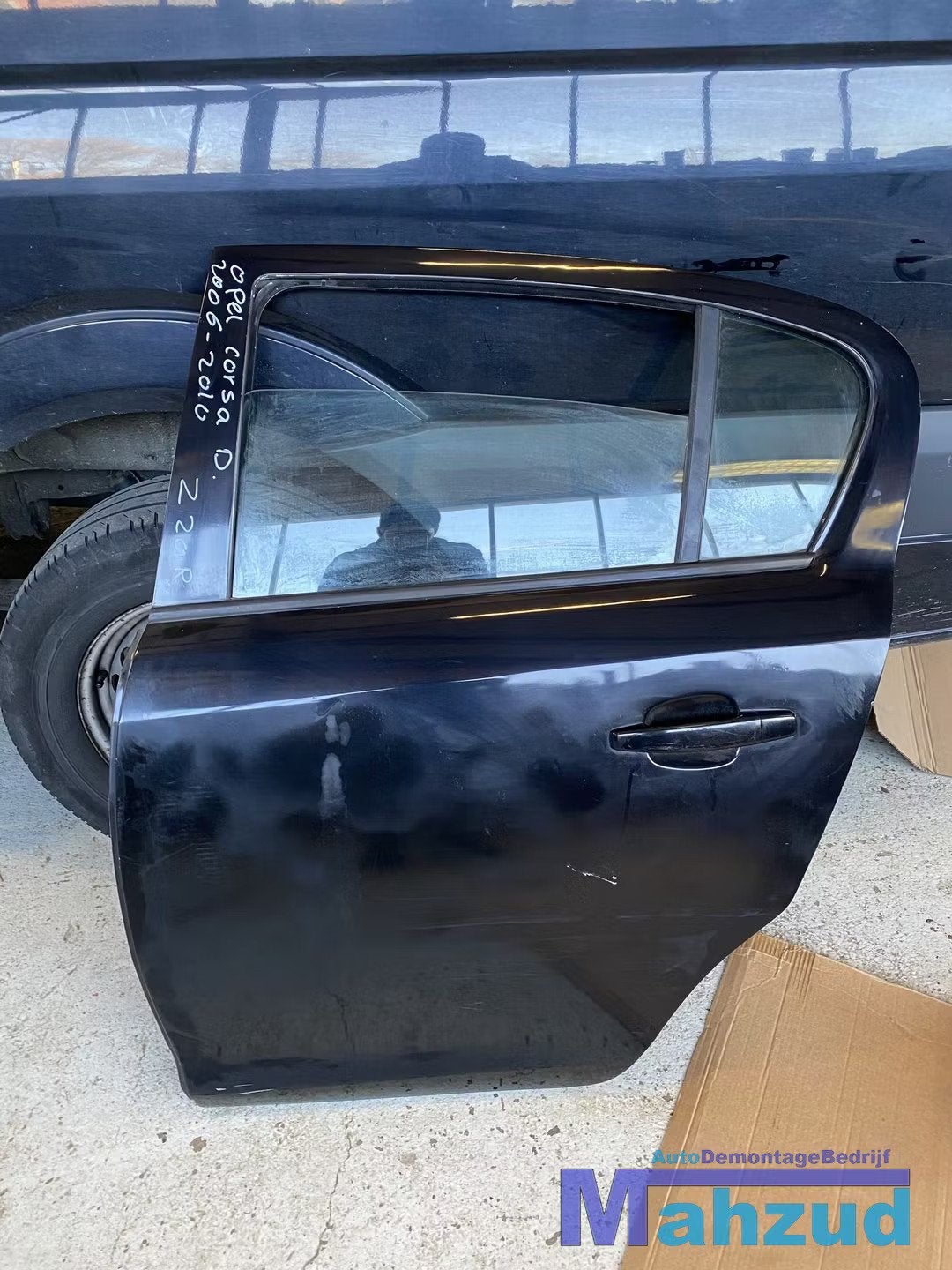 OPEL CORSA D links achter deur zwart Z20R 5 DEURS, Auto-onderdelen, Carrosserie en Plaatwerk, Gebruikt, Deur, Opel Automobile GmbH