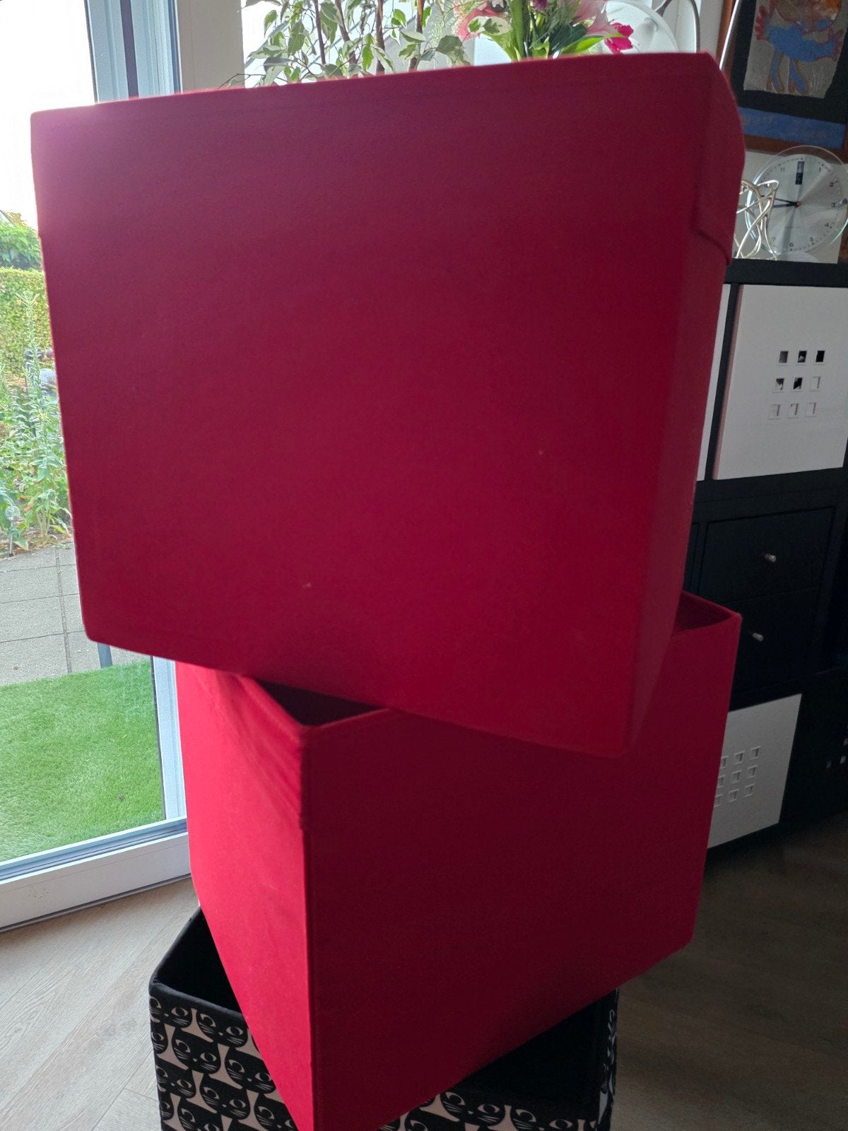 2x Ikea Drona bakken rood, Overige materialen, Minder dan 50 cm, Gebruikt, Minder dan 50 cm