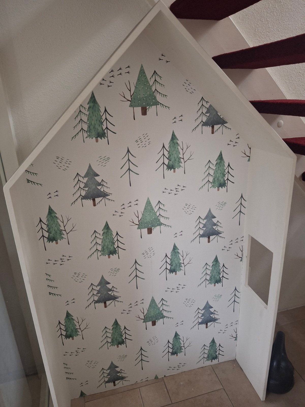 huisje om bed in te zetten of bureauhuisje / speelhuisje, Ophalen, Zo goed als nieuw, 180 cm of meer, 70 tot 85 cm