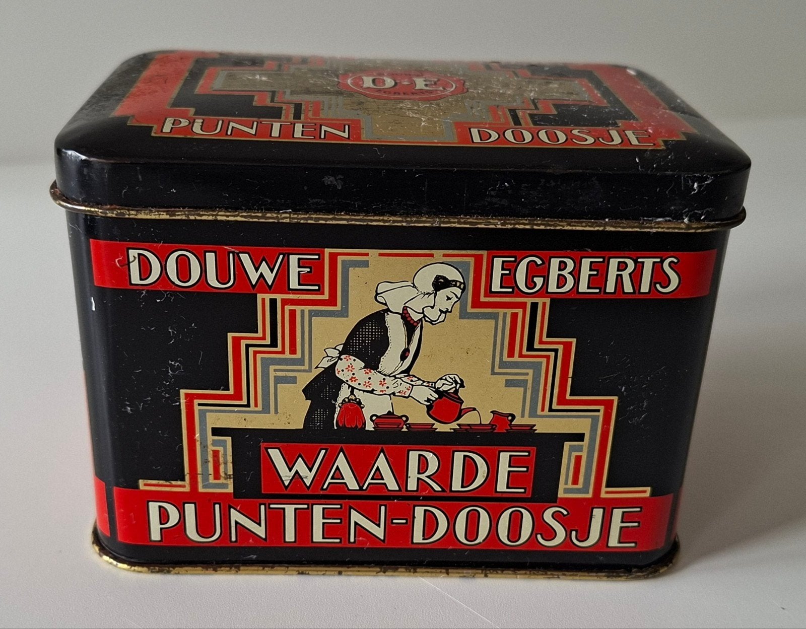 DE waardepunten doosje., Ophalen of Verzenden, Gebruikt, Overige