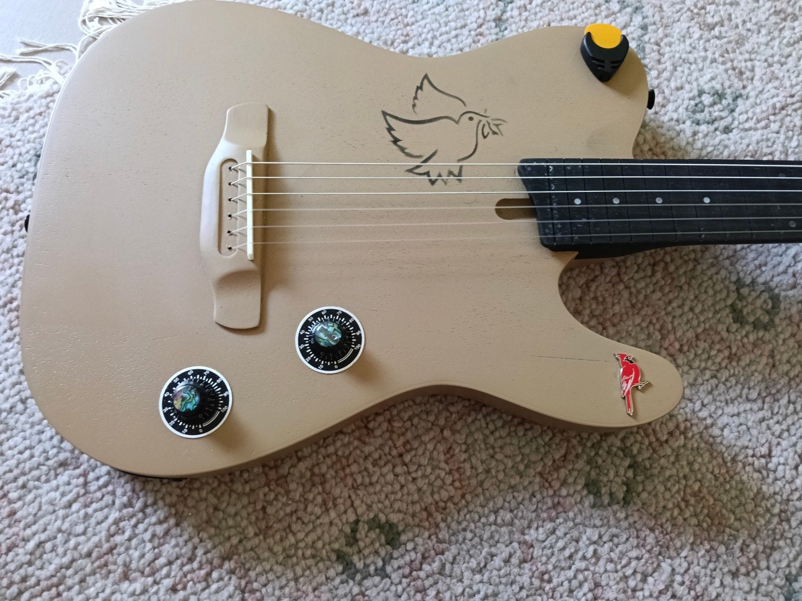 Gitaar fretloos, Ophalen of Verzenden, Gebruikt, Fretloos