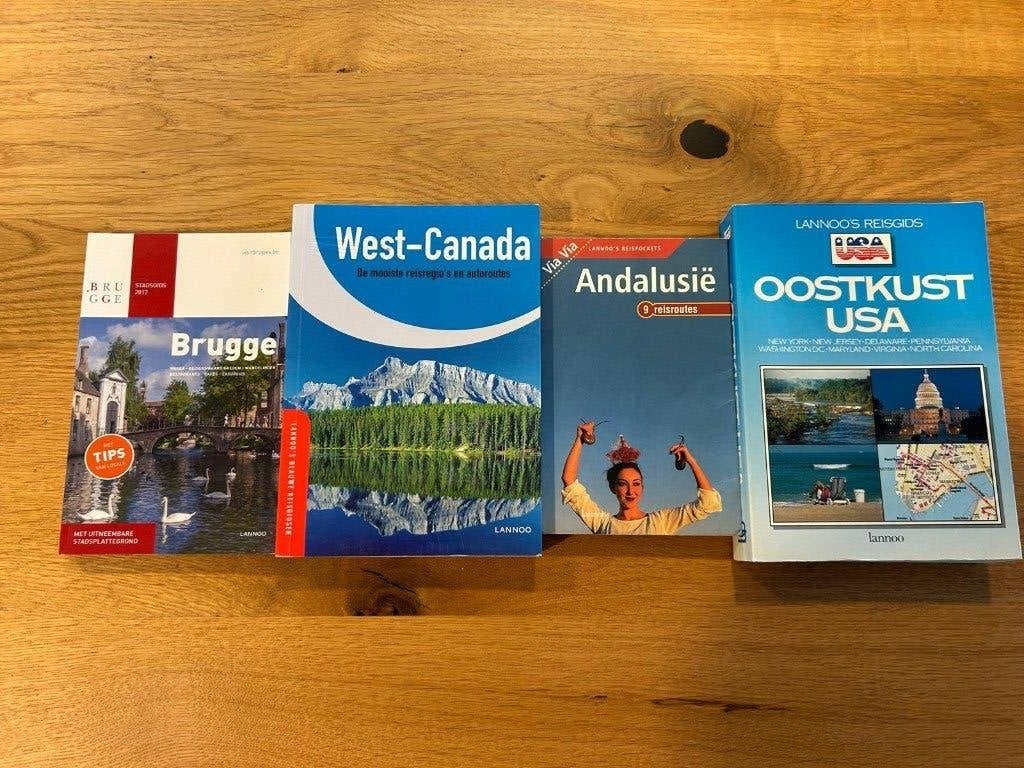 Via via reisgidsen 4 stuks, Boeken, Europa, Ophalen of Verzenden, Reisgids of -boek, Gelezen