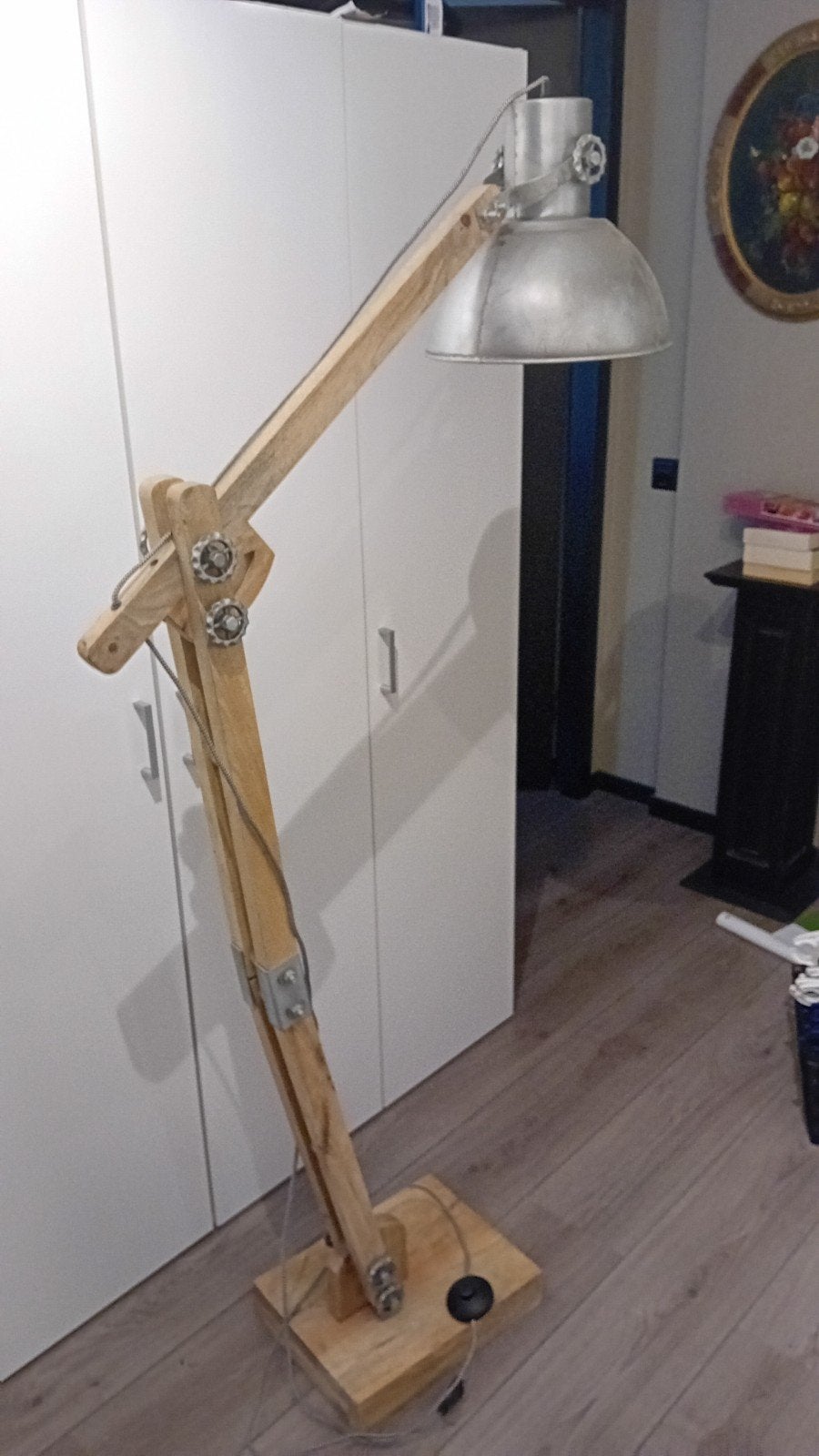 staande lamp en bureaulamp industrieel, Huis en Inrichting, Ophalen, Zo goed als nieuw, 150 tot 200 cm