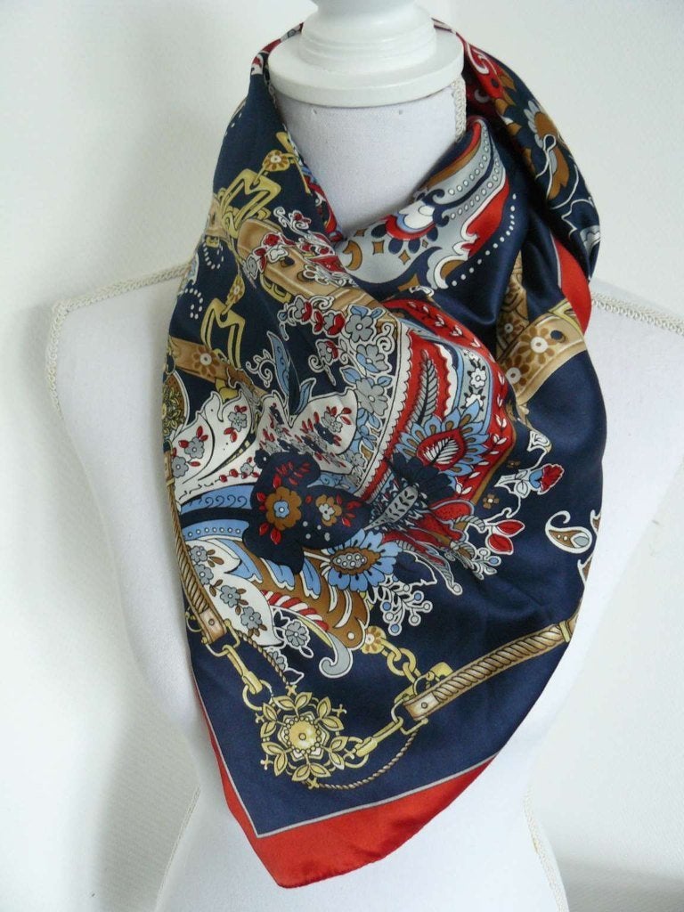 Romano Sjaal met Paisley en Kettingprint, Romano, Maat 46/48 (XL) of groter, Ophalen of Verzenden, Zo goed als nieuw