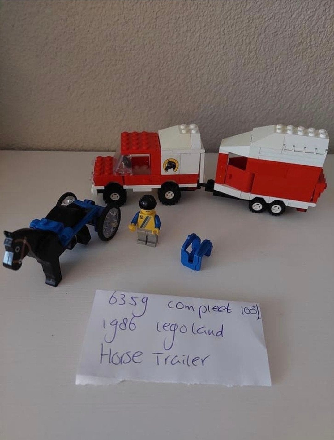 Legoland horse trailer 6359, Kinderen en Baby's, Speelgoed | Duplo en Lego, Ophalen of Verzenden, Gebruikt, Complete set, Lego
