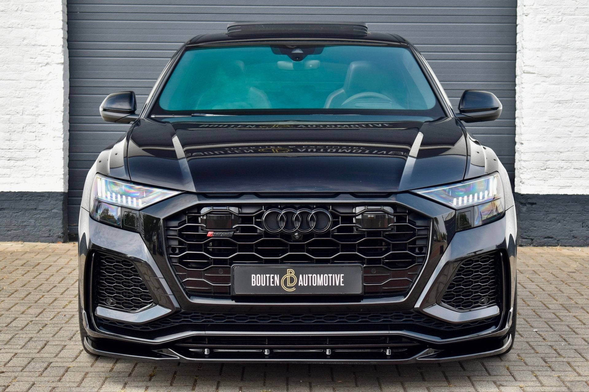 Audi RS Q8 4.0 TFSI quattro | Ceramic | 23" Vossen | Pano |, Auto's, Gebruikt, 600 pk, Zwart, Bedrijf