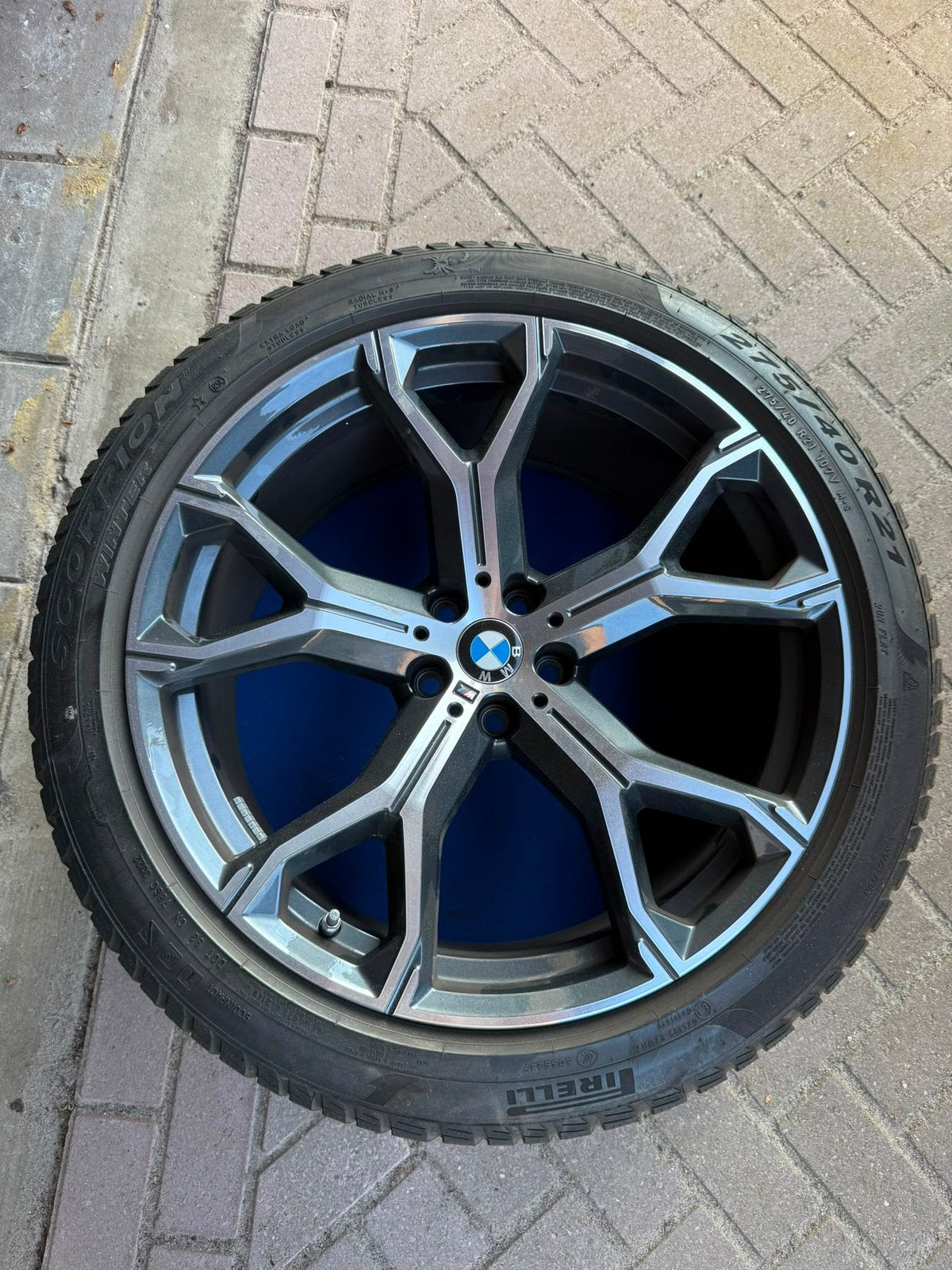Originele BMW 741M 21 inch winterset X5 G05/X6 G06, Ophalen, 275 mm, Banden en Velgen, 21 inch