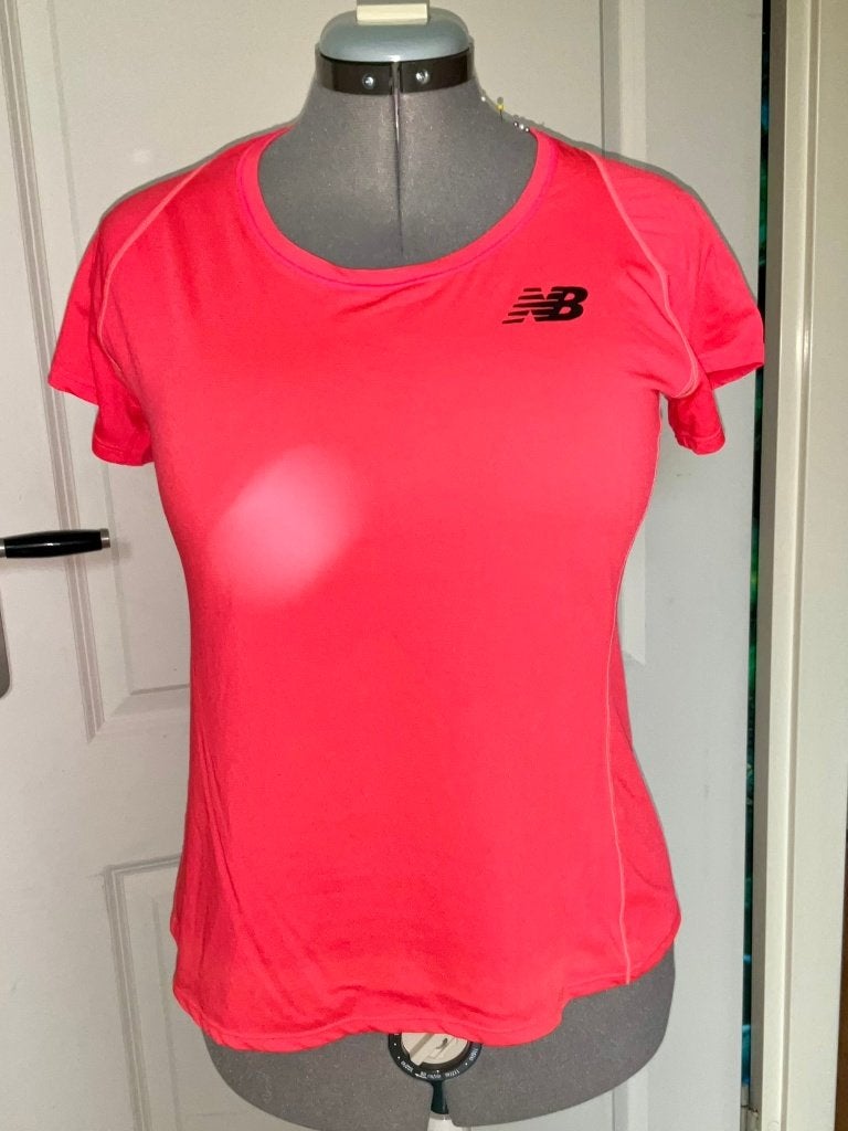 Dames hardloop shirt 40-42, Maat 38/40 (M), New Balance, Oranje, Ophalen of Verzenden