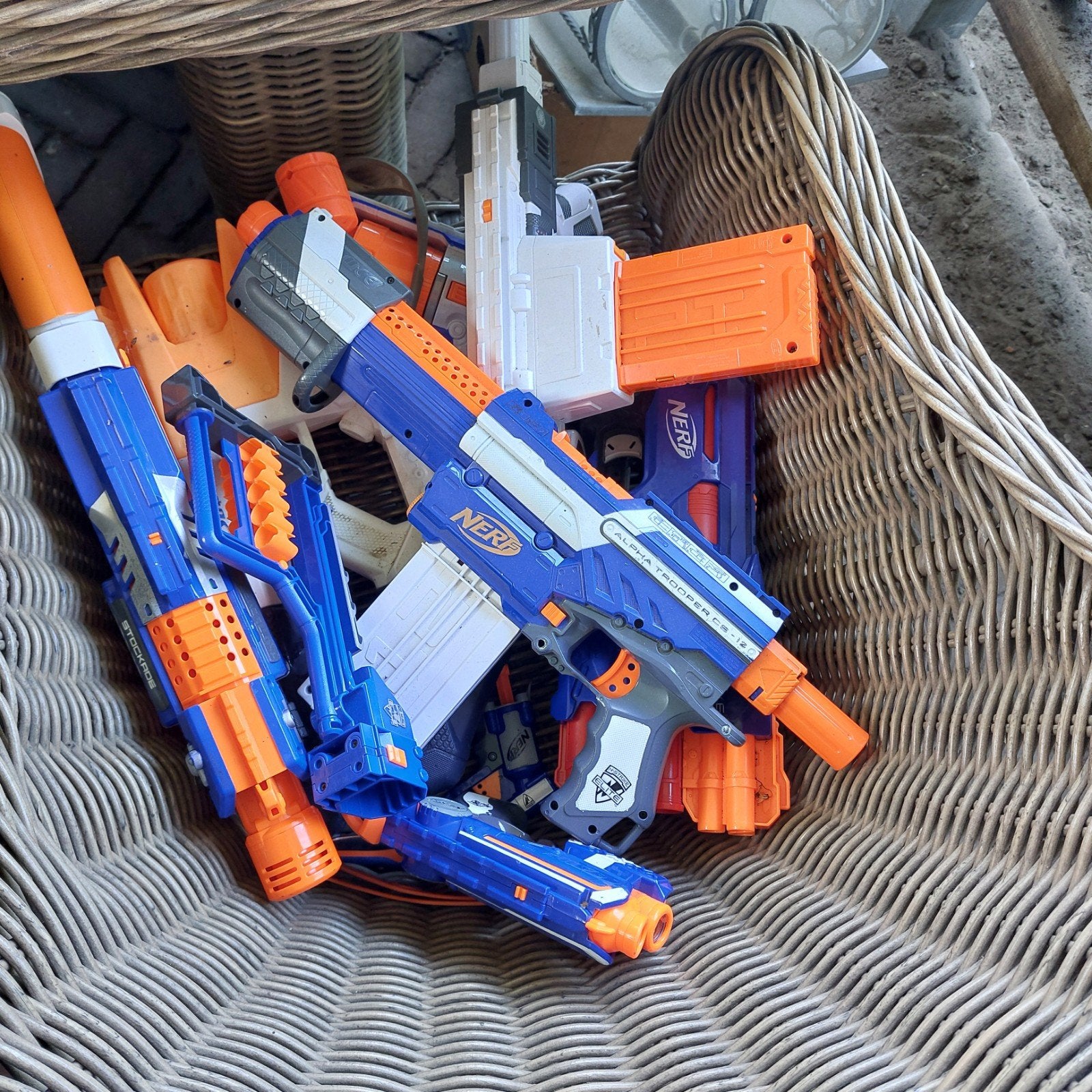 Nerf geweren gratis ophalen, Ophalen of Verzenden, Gebruikt, Jongen of Meisje