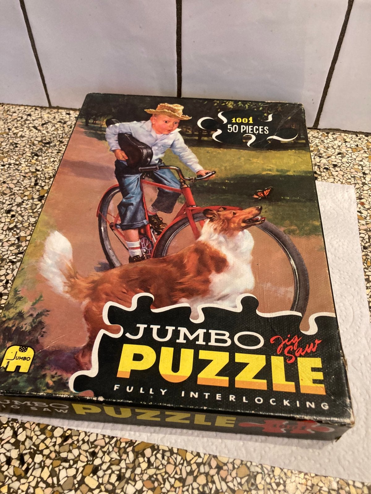 Jumbo puzzel, Ophalen of Verzenden, Meer dan 50 stukjes, Zo goed als nieuw