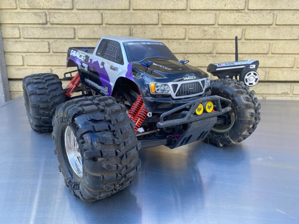 HPI Savage X Auto Nitro RC - Weinig gebruikt, Ophalen of Verzenden