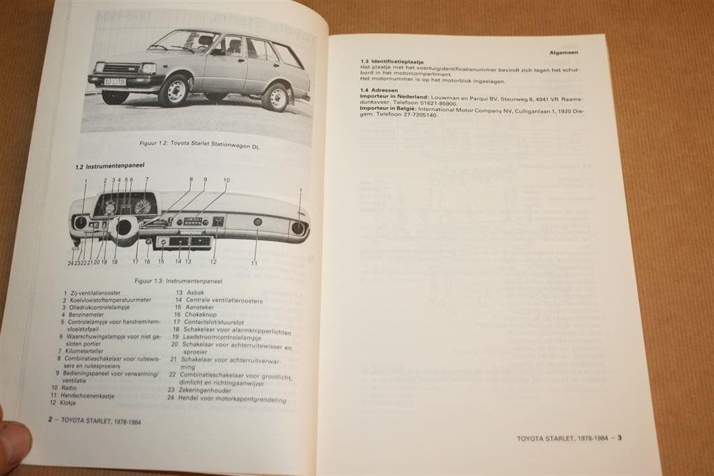 Toyota Starlet Vraagbaak — Kluwer Onderhoud 1978-1984, Ophalen of Verzenden
