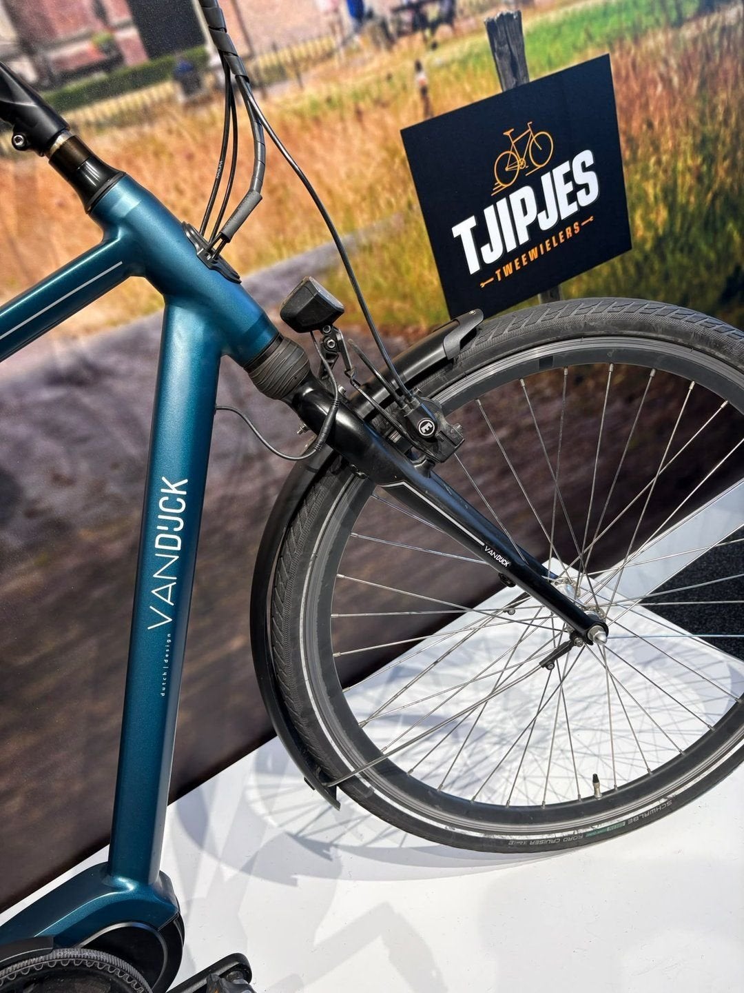 Van Dijck Heren E-bike | 57 cm | Gebruikt €1.395, Fietsen en Brommers, Overige merken, Gebruikt, -, -