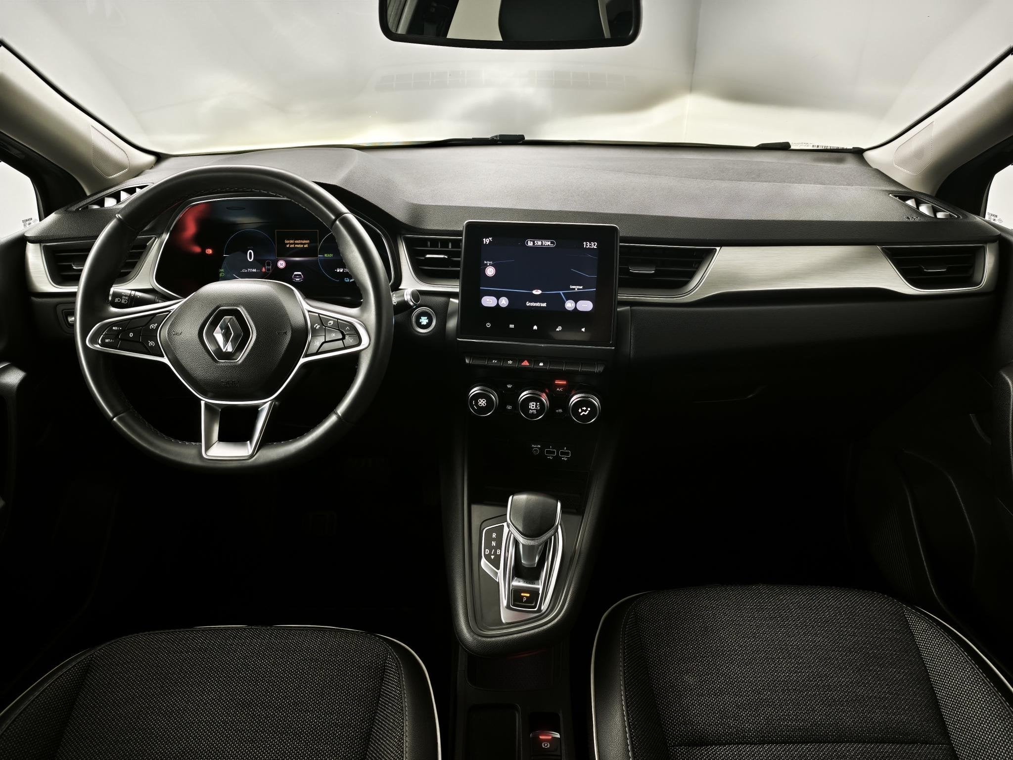 Renault Captur 1.6 E-Tech Plug-in Hybrid 160 Intens | Naviga, Auto's, Stof, Gebruikt, 4 cilinders, Met garantie (alle)