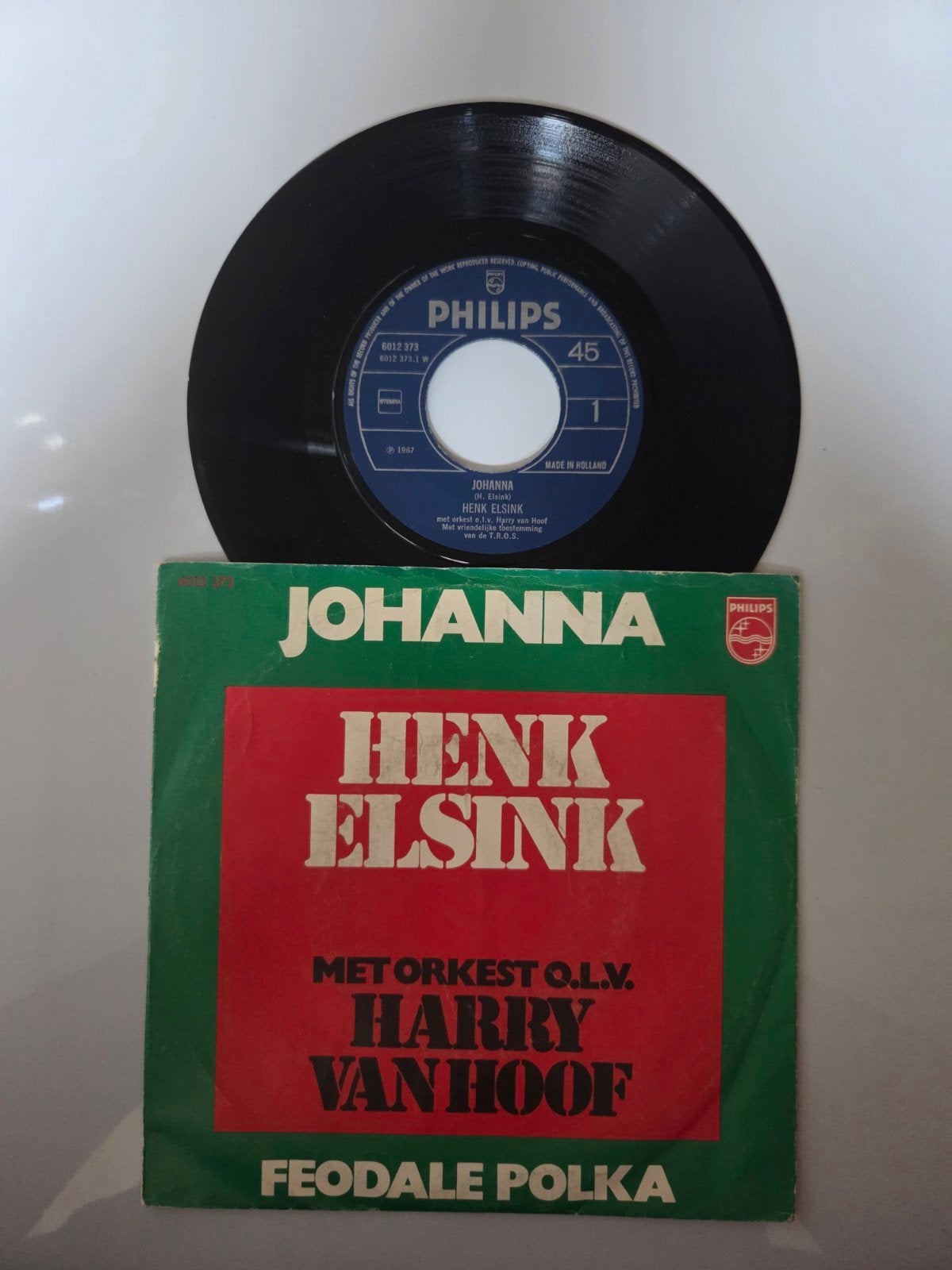 Henk Elsink - Johanna, Cd's en Dvd's, Vinyl Singles, Ophalen of Verzenden, Gebruikt, 7 inch, Nederlandstalig